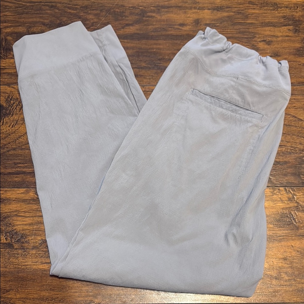 Athleta Soft Gray Track Pants - Picture 8 of 8